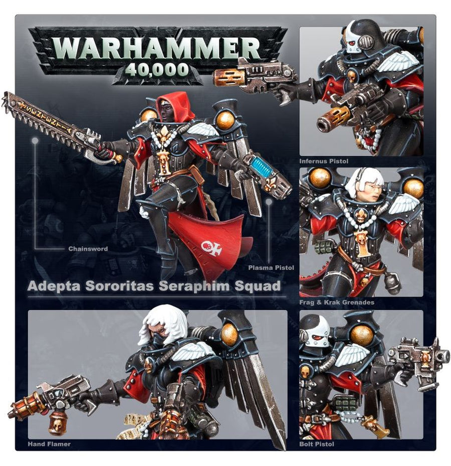 Warhammer 40K: Adepta Sororitas - Seraphim Squad - Gathering Games