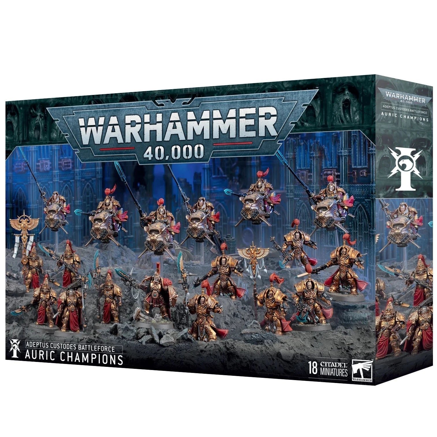 Warhammer 40K: Adeptus Custodes Battleforce - Auric Champions ...