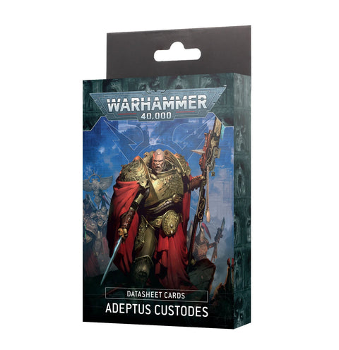 Warhammer 40K: Adeptus Custodes Datasheet Cards - Gathering Games