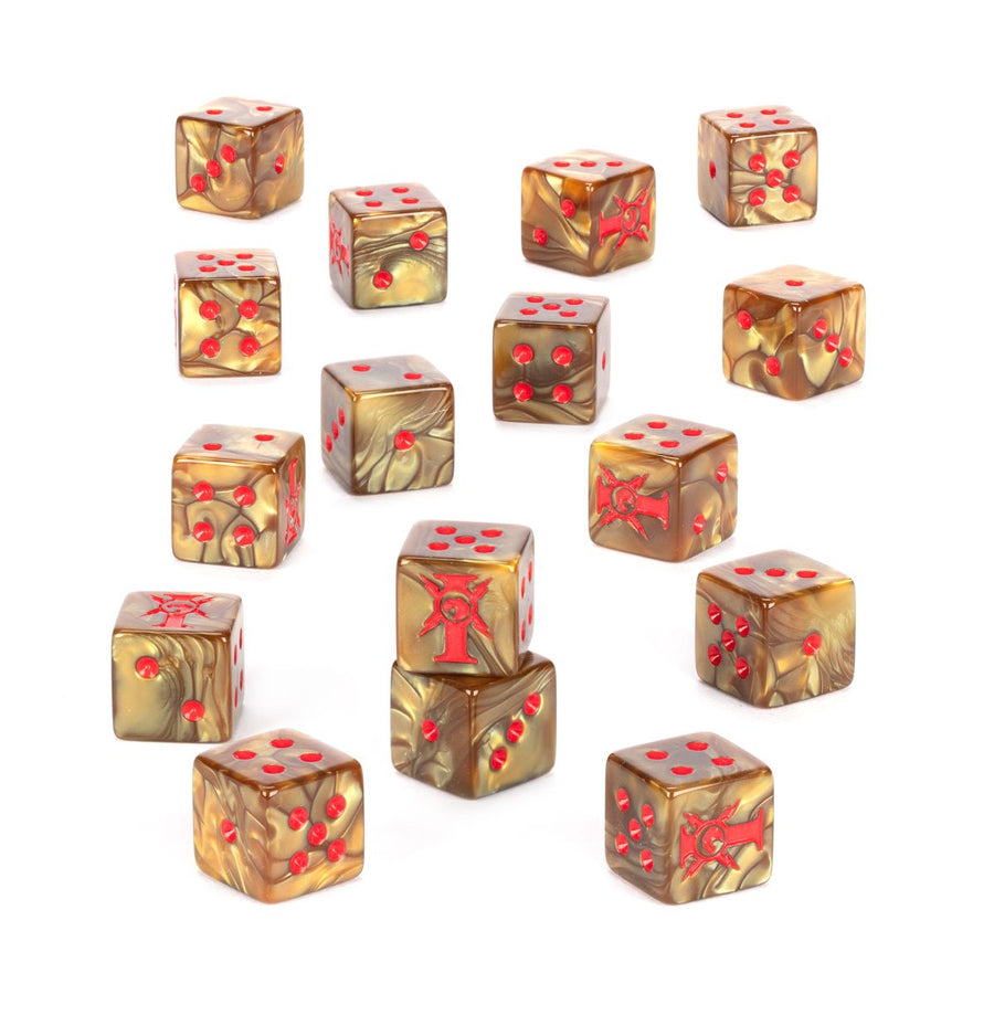 Warhammer 40K: Adeptus Custodes Dice Set - Gathering Games