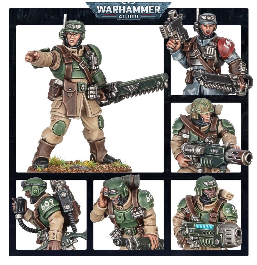 Warhammer 40K: Astra Militarum - Cadian Shock Troops - Gathering Games