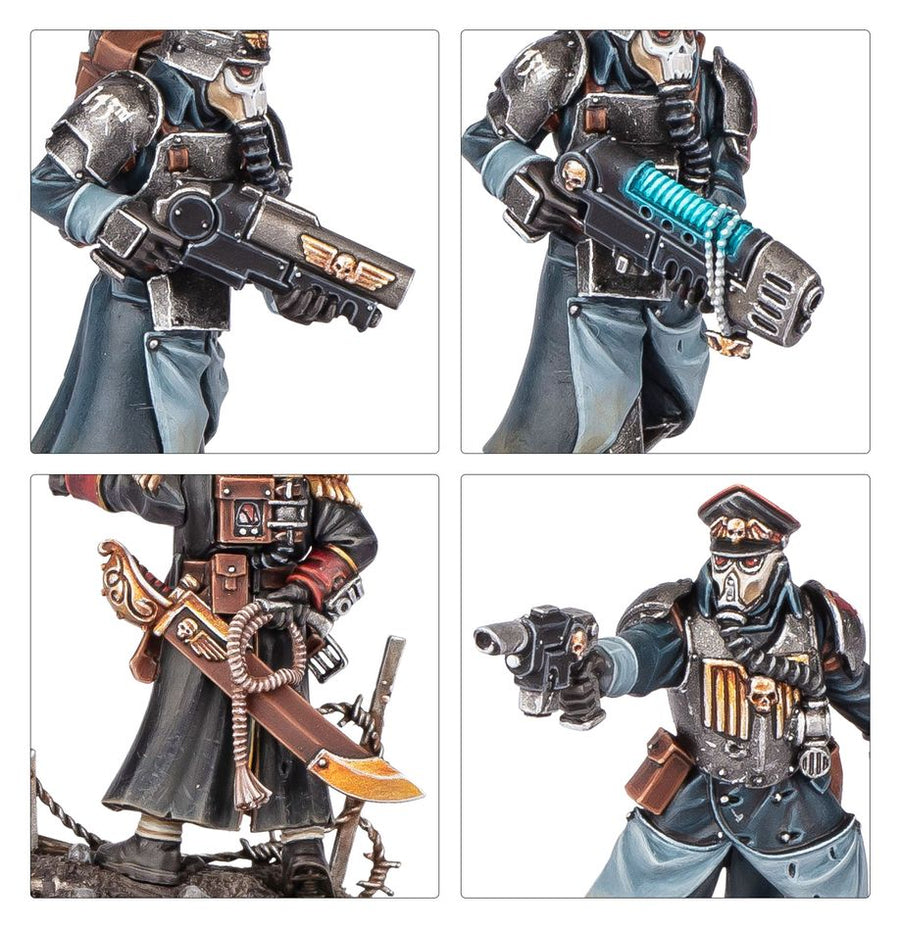 Warhammer 40K: Astra Militarum - Death Korps of Krieg Command Squad - Gathering Games