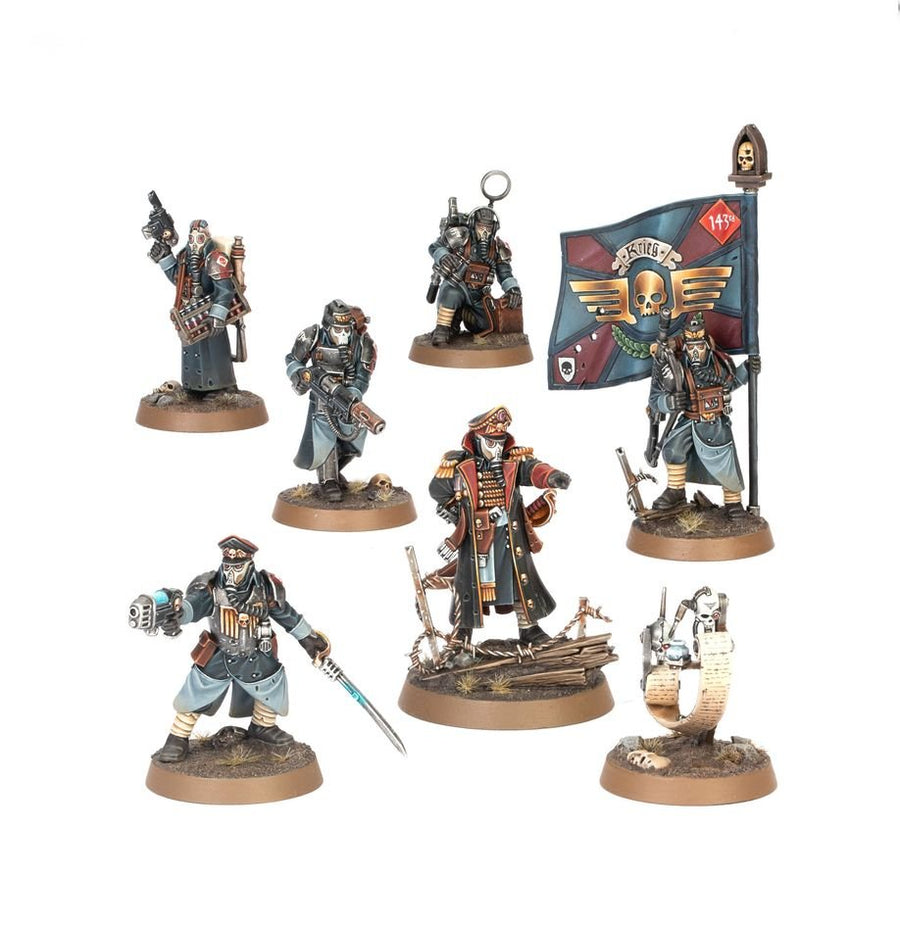 Warhammer 40K: Astra Militarum - Death Korps of Krieg Command Squad - Gathering Games