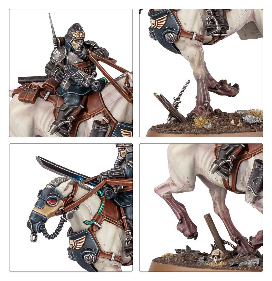Warhammer 40K: Astra Militarum - Death Korps of Krieg Death Riders - Gathering Games