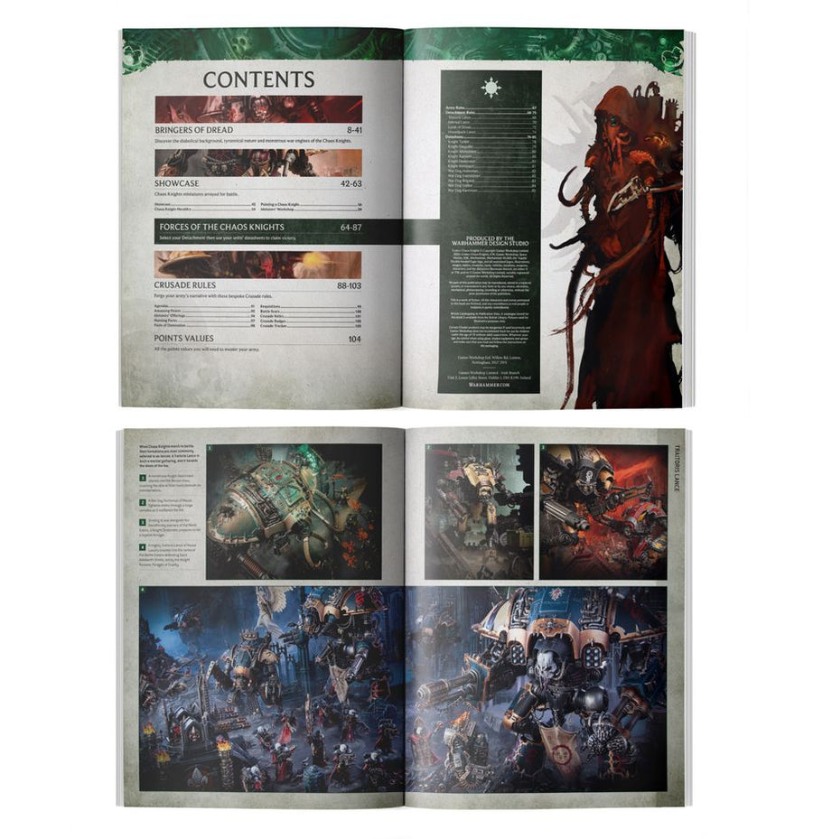 Warhammer 40K: Chaos Knights - Codex - Gathering Games