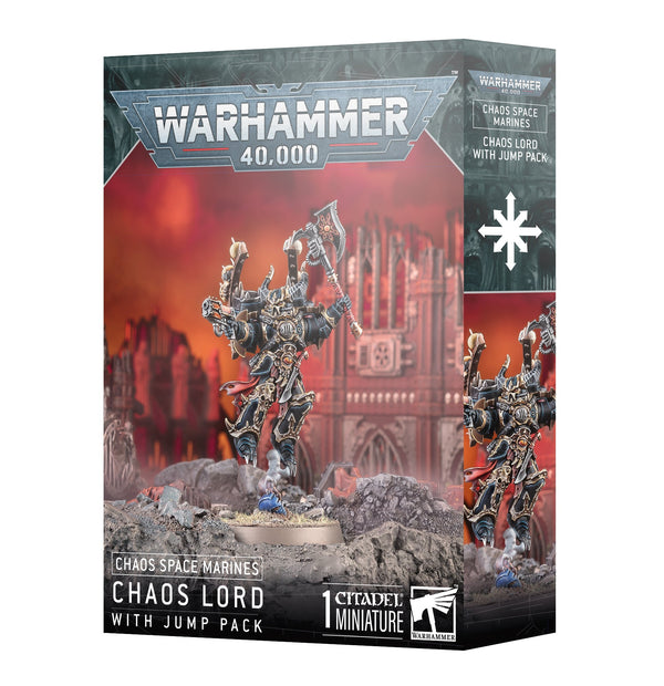 Warhammer 40K: Chaos Space Marines - Chaos Lord With Jump Pack - 1