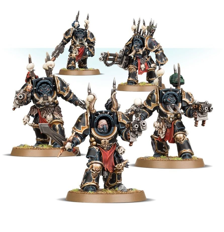 Warhammer 40K: Chaos Space Marines - Chaos Terminator Squad - Gathering Games