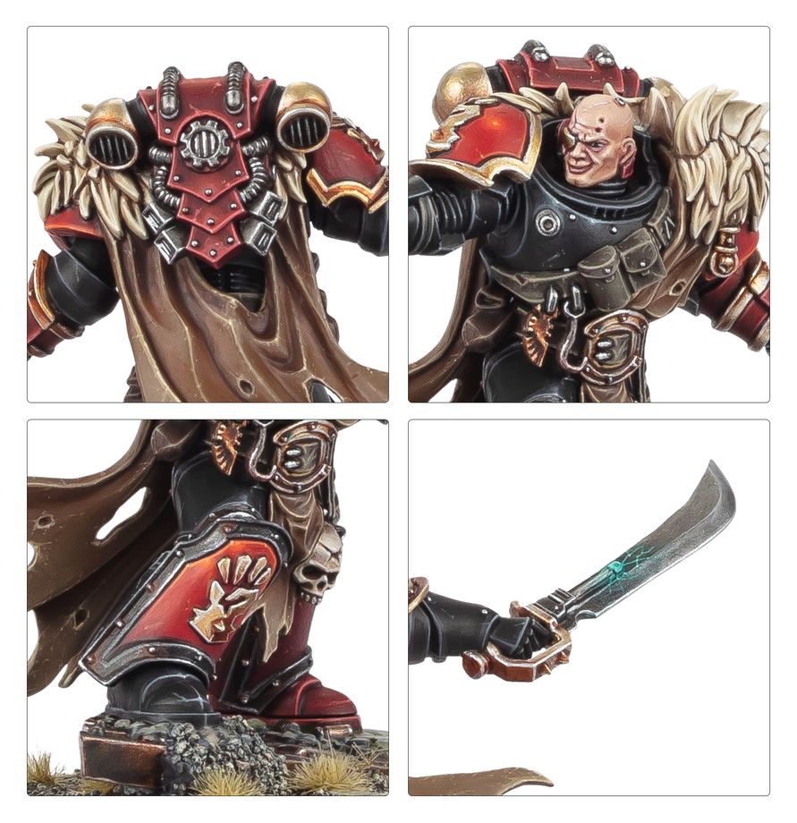 Warhammer 40K: Chaos Space Marines - Red Corsairs Reave - Captain - Gathering Games