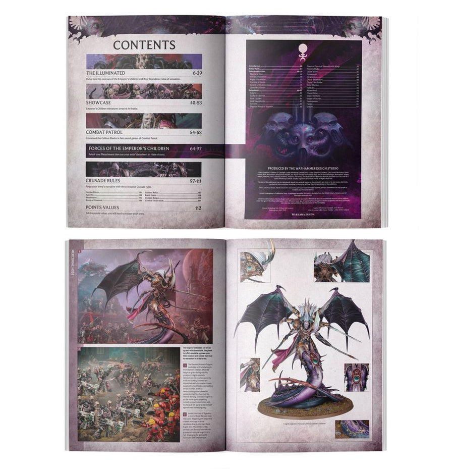 Warhammer 40K: Codex Emperor's Children - Gathering Games