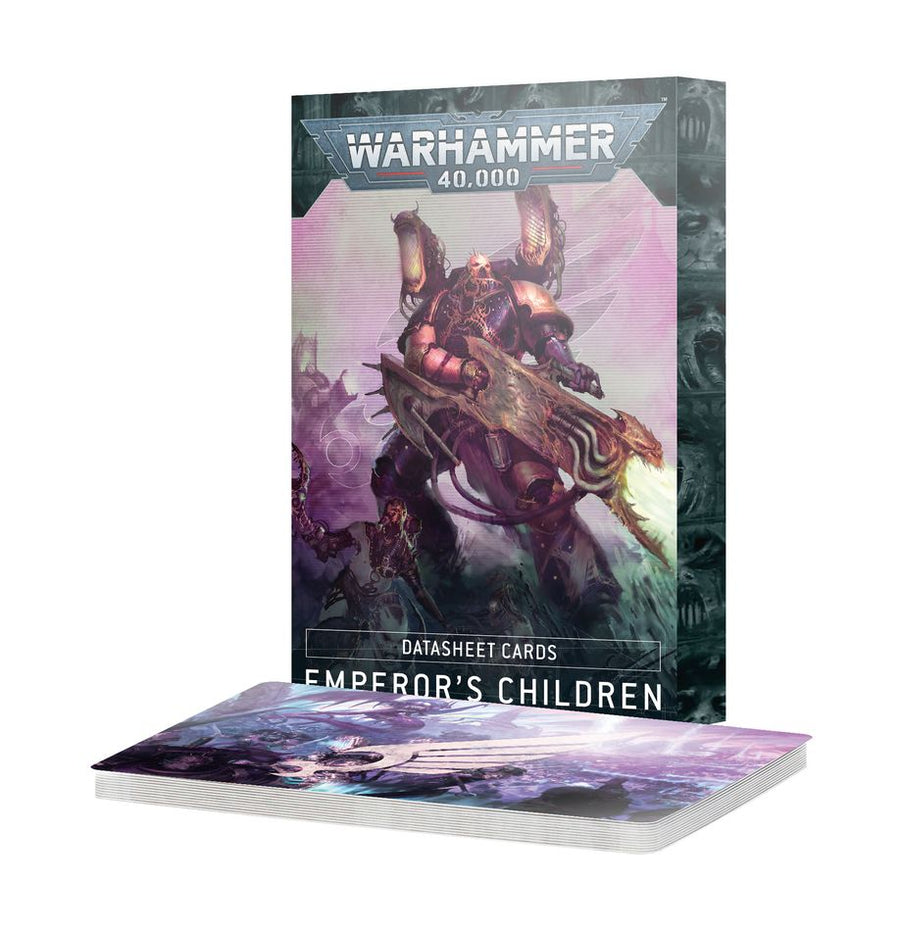 Warhammer 40K: Emperor's Children Datasheet Card - Gathering Games