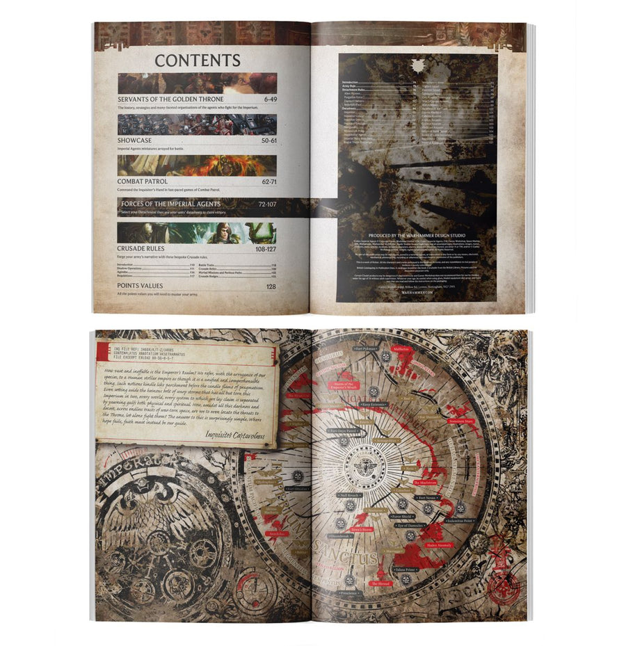Warhammer 40K: Imperial Agents Codex - Gathering Games