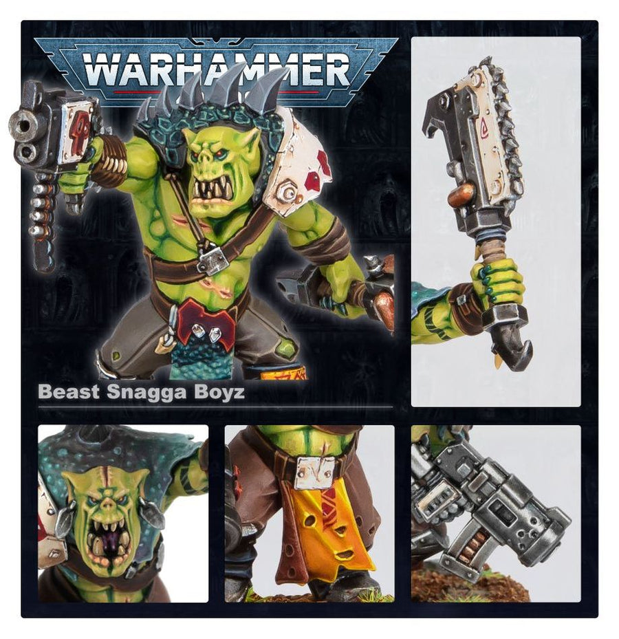 Warhammer 40K: Orks - Beast Snagga Boyz - Gathering Games