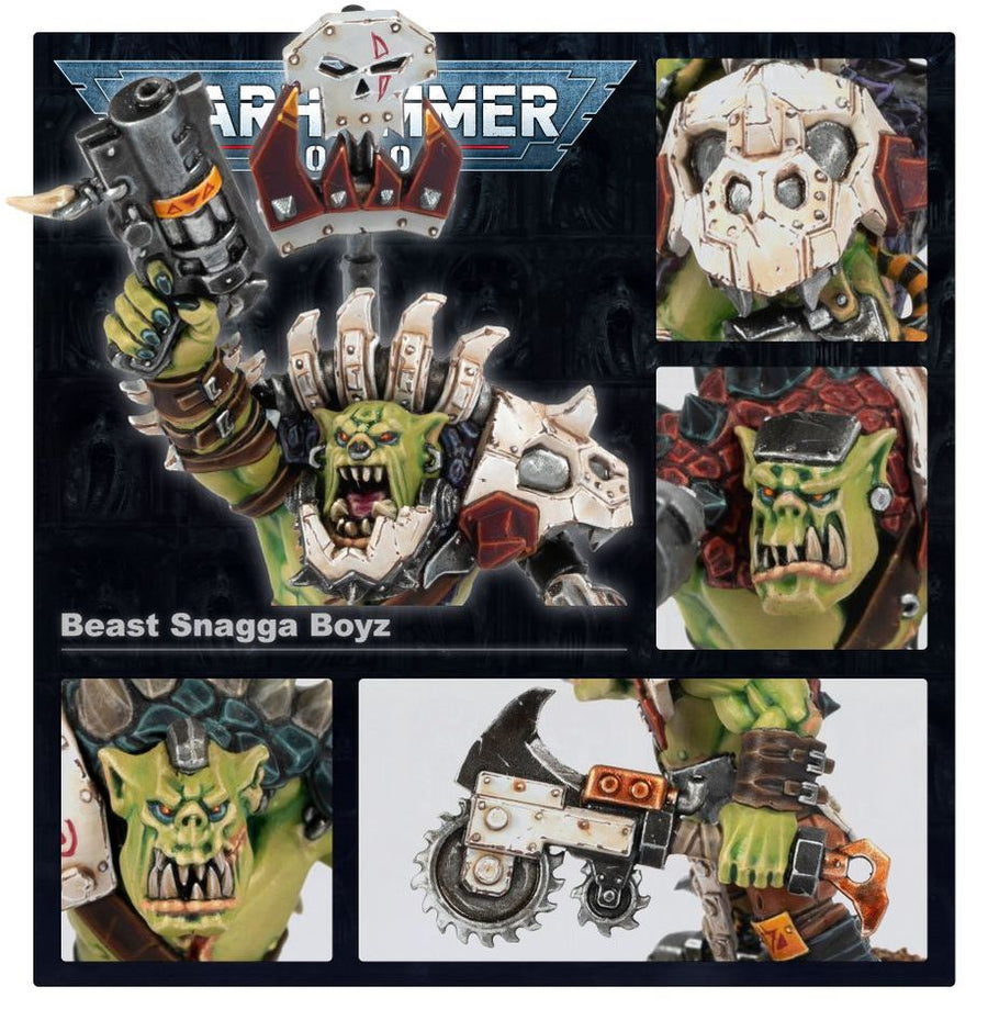 Warhammer 40K: Orks - Beast Snagga Boyz - Gathering Games