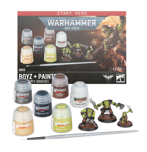 Warhammer 40K: Orks - Boys + Paints Set (2026) - 2