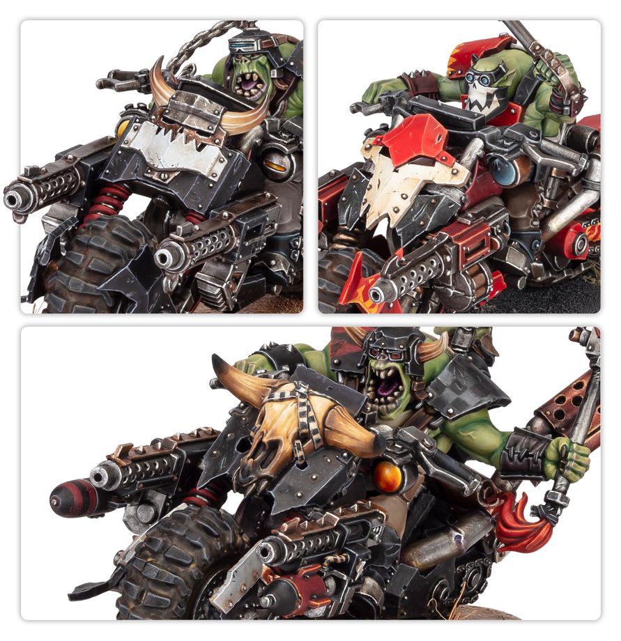 Warhammer 40K: Orks - Warbikers - Gathering Games