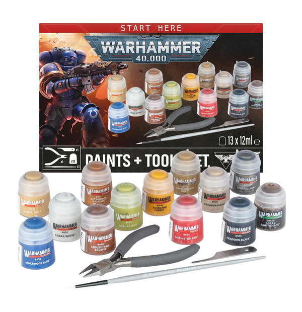 Warhammer 40K: Paints & Tools Set (2026) - 2
