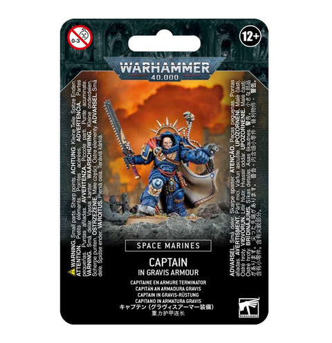 Warhammer 40K: Space Marines - Captain in Gravis Armour - Gathering Games