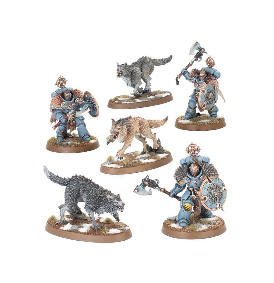 Warhammer 40K: Space Wolves - Wolf Guard Headtakers - Gathering Games