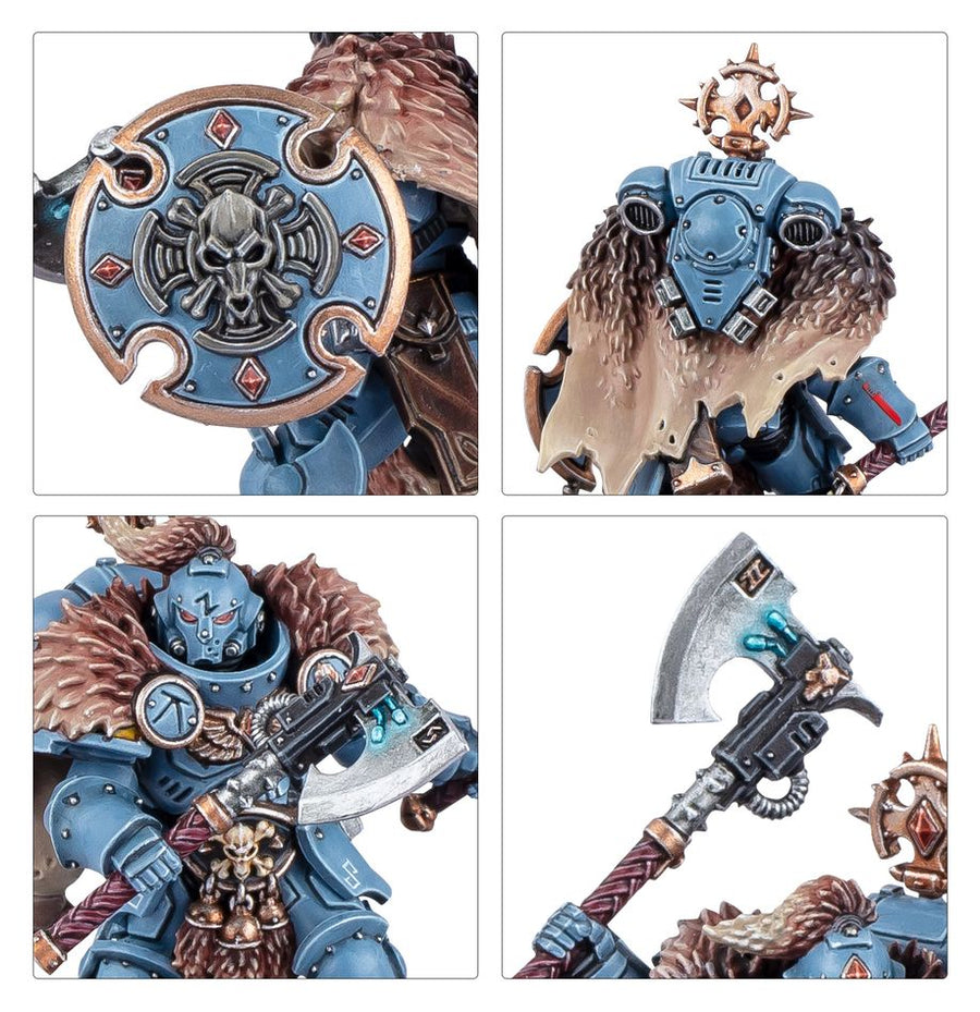 Warhammer 40K: Space Wolves - Wolf Guard Headtakers - Gathering Games