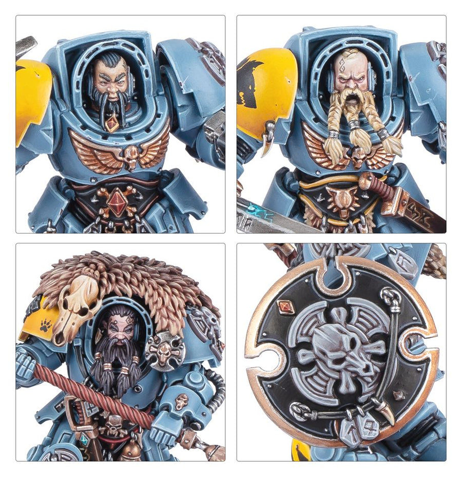 Warhammer 40K: Space Wolves - Wolf Guard Terminators - Gathering Games