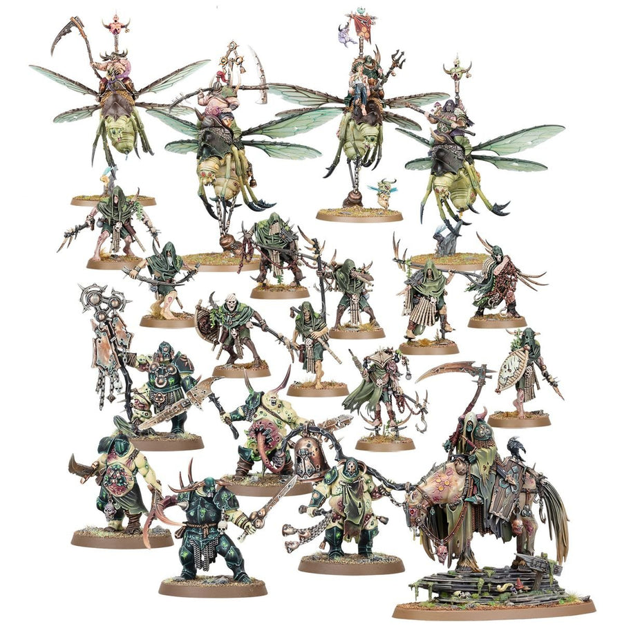 Warhammer Age Of Sigmar Battleforce: Maggotkin of Nurgle Shudderblight Cyst - Gathering Games