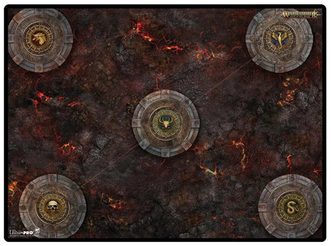 Warhammer Age of Sigmar: Fire & Jade A Battle Mat (Spearhead) - Gathering Games