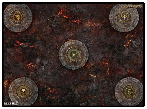 Warhammer Age of Sigmar: Fire & Jade A Battle Mat (Spearhead) - 1