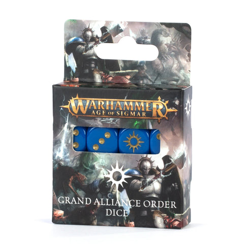 Warhammer Age of Sigmar: Grand Alliance Order Dice - Gathering Games