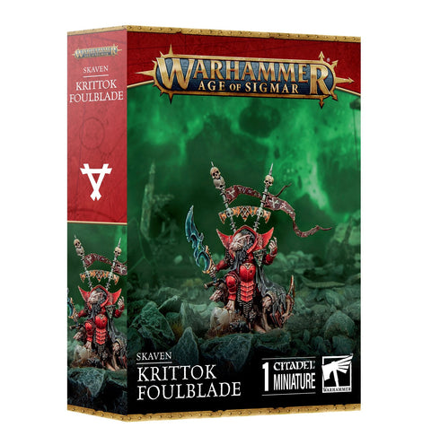 Warhammer Age Of Sigmar: Skaven - Krittok Foulblade - Gathering Games