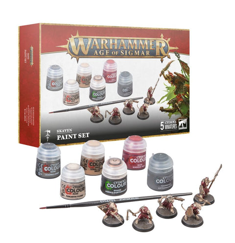 Warhammer Age of Sigmar: Skaven Paint Set - Gathering Games