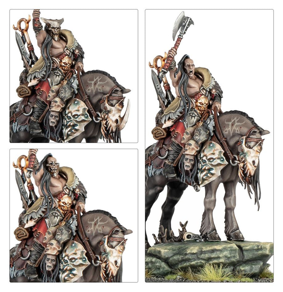 Warhammer Age of Sigmar: Slaves to Darkness - Darkoath Chieftain On Warsteed - Gathering Games