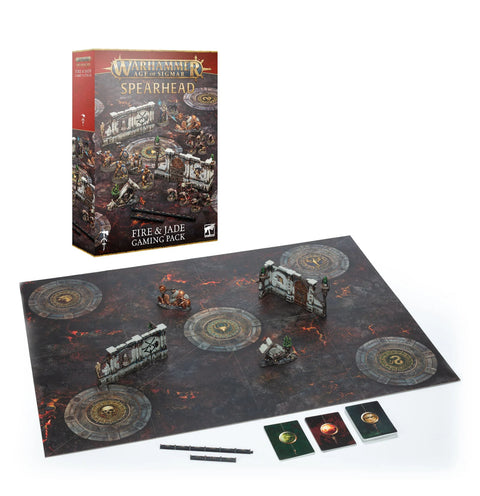 Warhammer Age of Sigmar: Spearhead - Fire and Jade Gaming Pack - Gathering Games