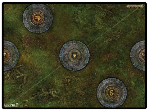 Warhammer Age of Sigmar: Spearhead - Fire & Jade B Battle Mat - Gathering Games