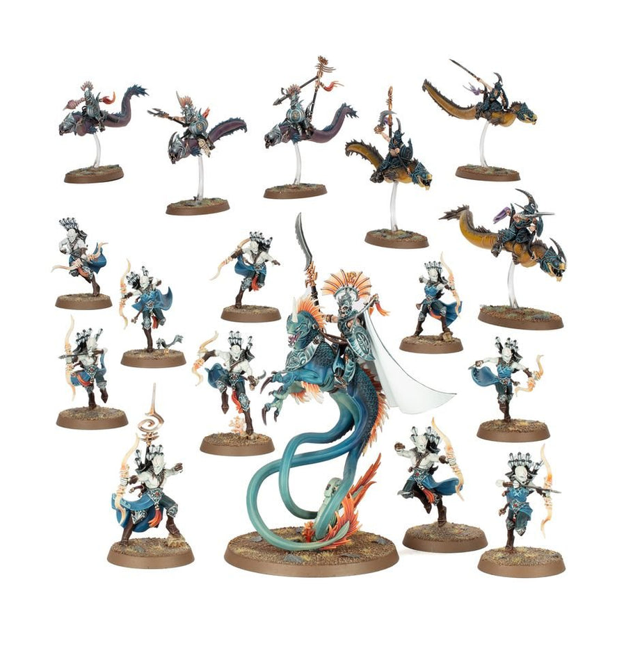 Warhammer Age of Sigmar: Spearhead: Idoneth Deepkin – Akhelian Tide Guard - Gathering Games