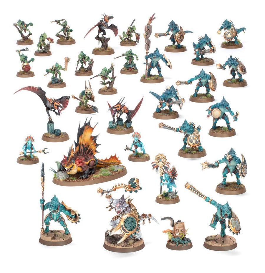 Warhammer Age of Sigmar: Spearhead: Seraphon – Sunblooded Prowlers - Gathering Games