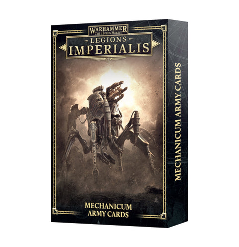 Warhammer Legions Imperialis: Mechanicum Army Cards - Gathering Games