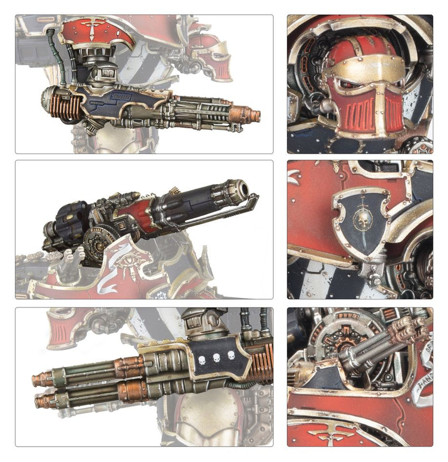 Warhammer Legions Imperialis: Titan Legions - Warbringer Nemesis Titan with Quake Cannon, Volcano Cannon and Laser Blaster - Gathering Games