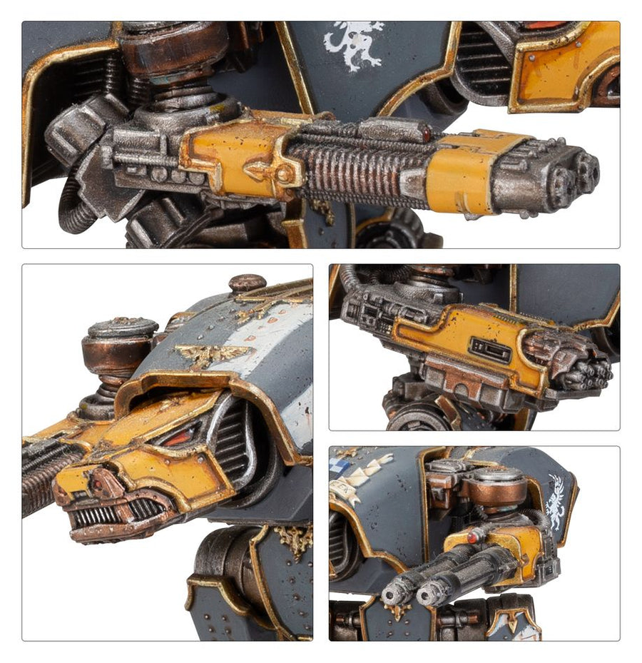 Warhammer Legions Imperialis: Titan Legions - Warhound Scout Titans with Turbo Laster Destructors and Vulcan Mega - Boulters - Gathering Games