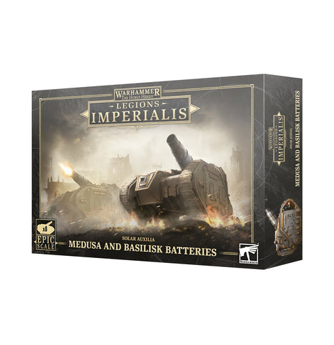 Warhammer The Horus Heresy Legions Imperialis: Solar Auxilia - Medusa and Basilisk Batteries - Gathering Games