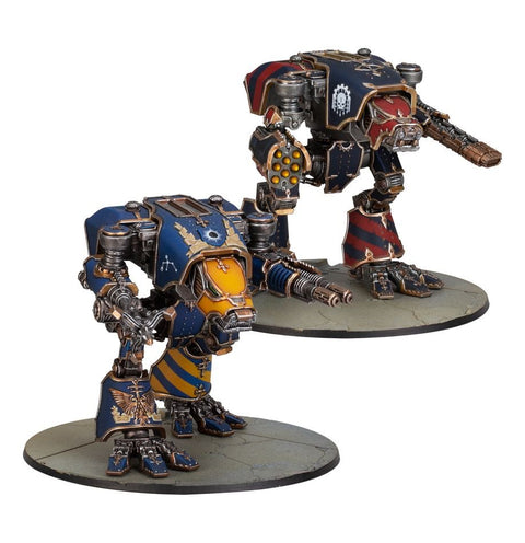 Warhammer The Horus Heresy Legions Imperialis: Titan Legions - Warhound Titans with Ursus Claws - Gathering Games