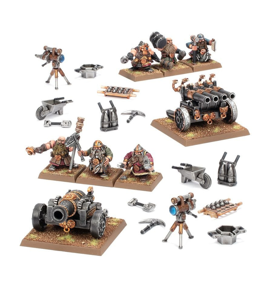 Warhammer The Old World: Dwarfen Mountain Holds - Dwarf Cannon & Organ Gun - Gathering Games