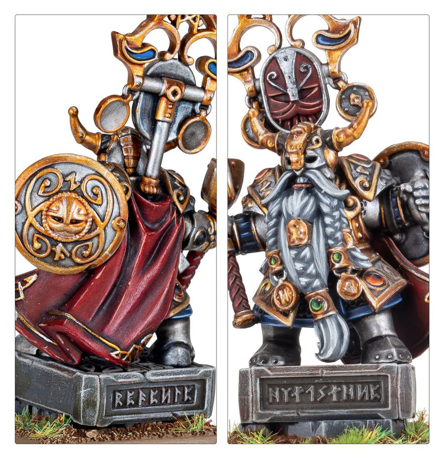 Warhammer The Old World: Dwarfen Mountain Holds - Dwarf King With Oathstone - Gathering Games