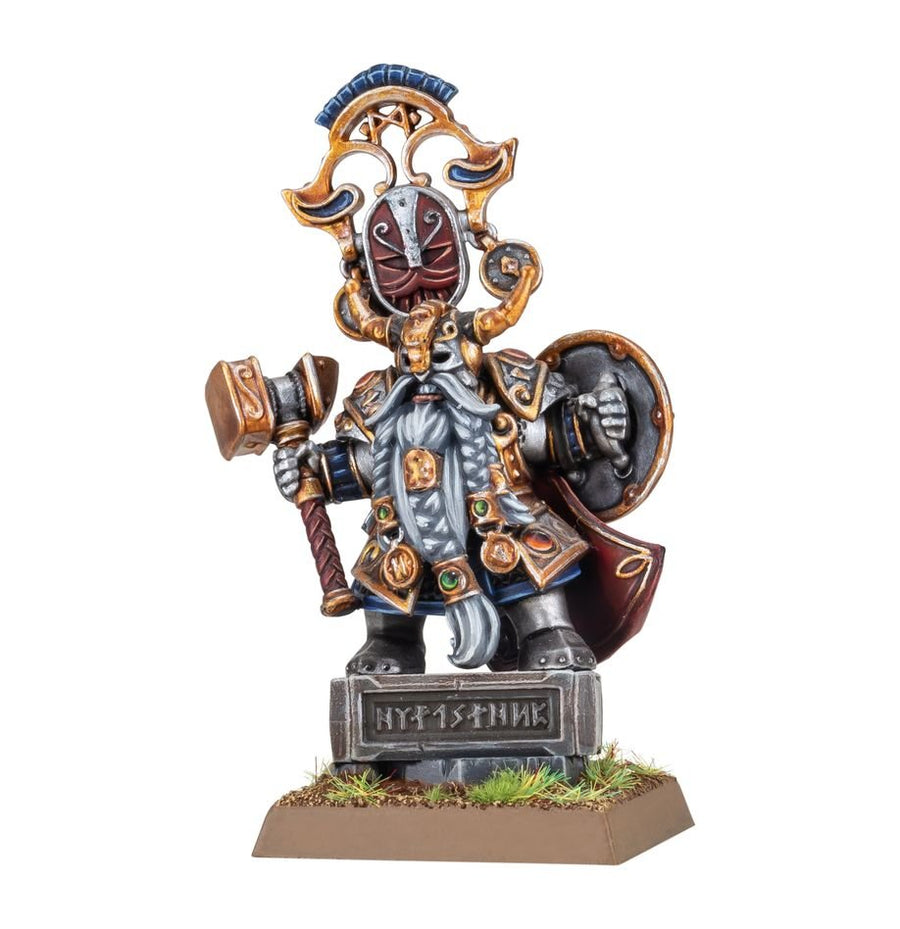 Warhammer The Old World: Dwarfen Mountain Holds - Dwarf King With Oathstone - Gathering Games