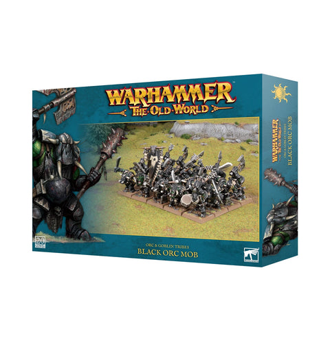 Warhammer The Old World: Orcs & Goblin Tribes - Black Orc Mob - Gathering Games