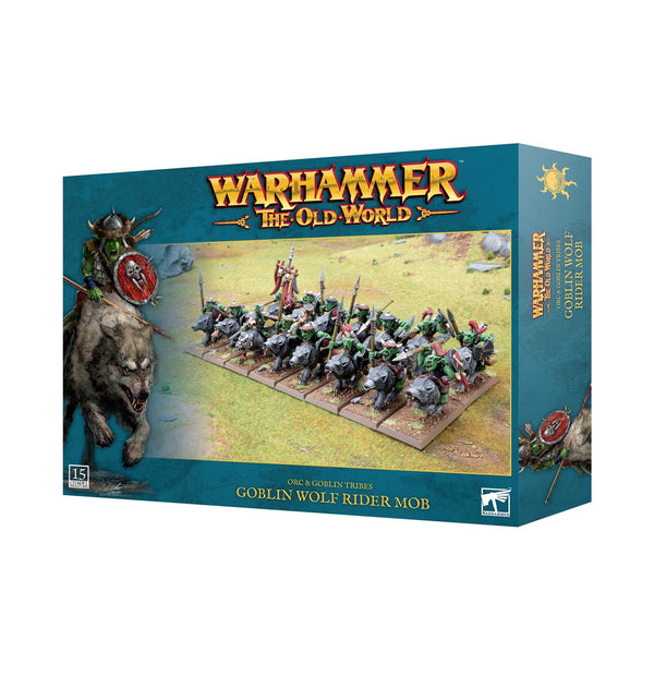 Warhammer The Old World: Orcs & Goblin Tribes - Goblin Wolf Rider Mob - 1