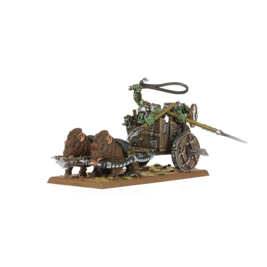 Warhammer The Old World: Orcs & Goblin Tribes - Orc Boar Chariots - Gathering Games