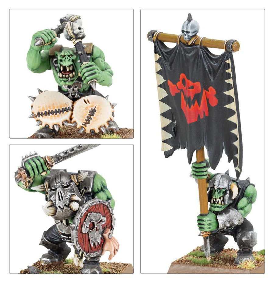 Warhammer The Old World: Orcs & Goblin Tribes - Orc Boyz & Orc Arrer Boyz Mobz - Gathering Games