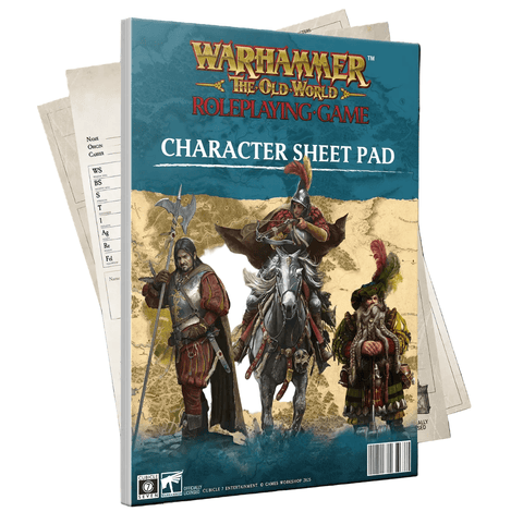 Warhammer: The Old World RPG - Character Sheet Pad - Gathering Games