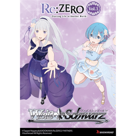 Weiss Schwarz: Re:ZERO - Starting Life in Another World Vol.3 Booster Box - Gathering Games