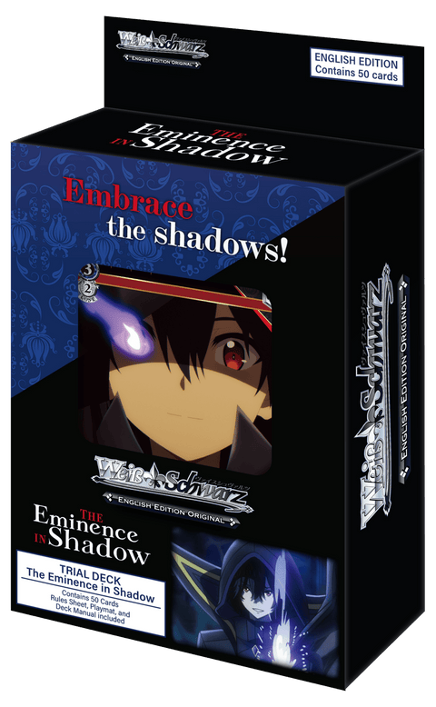 Weiss Schwarz - The Eminence in Shadow Trial Deck - Gathering Games
